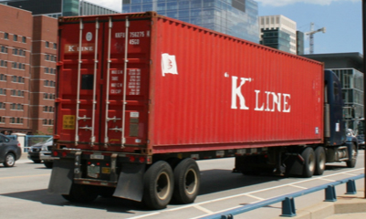 picture of container truck